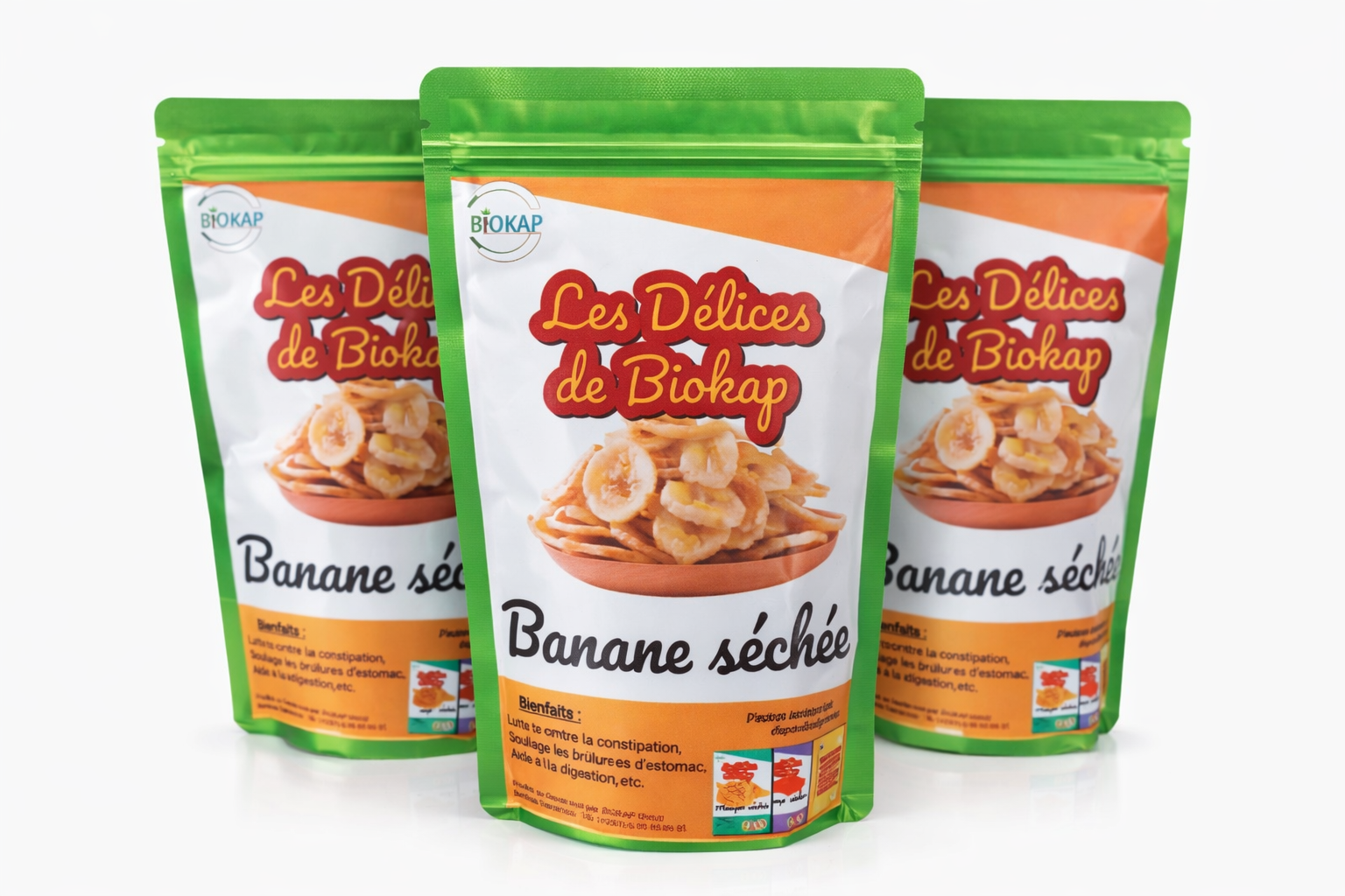 Banane séchée vue 3
